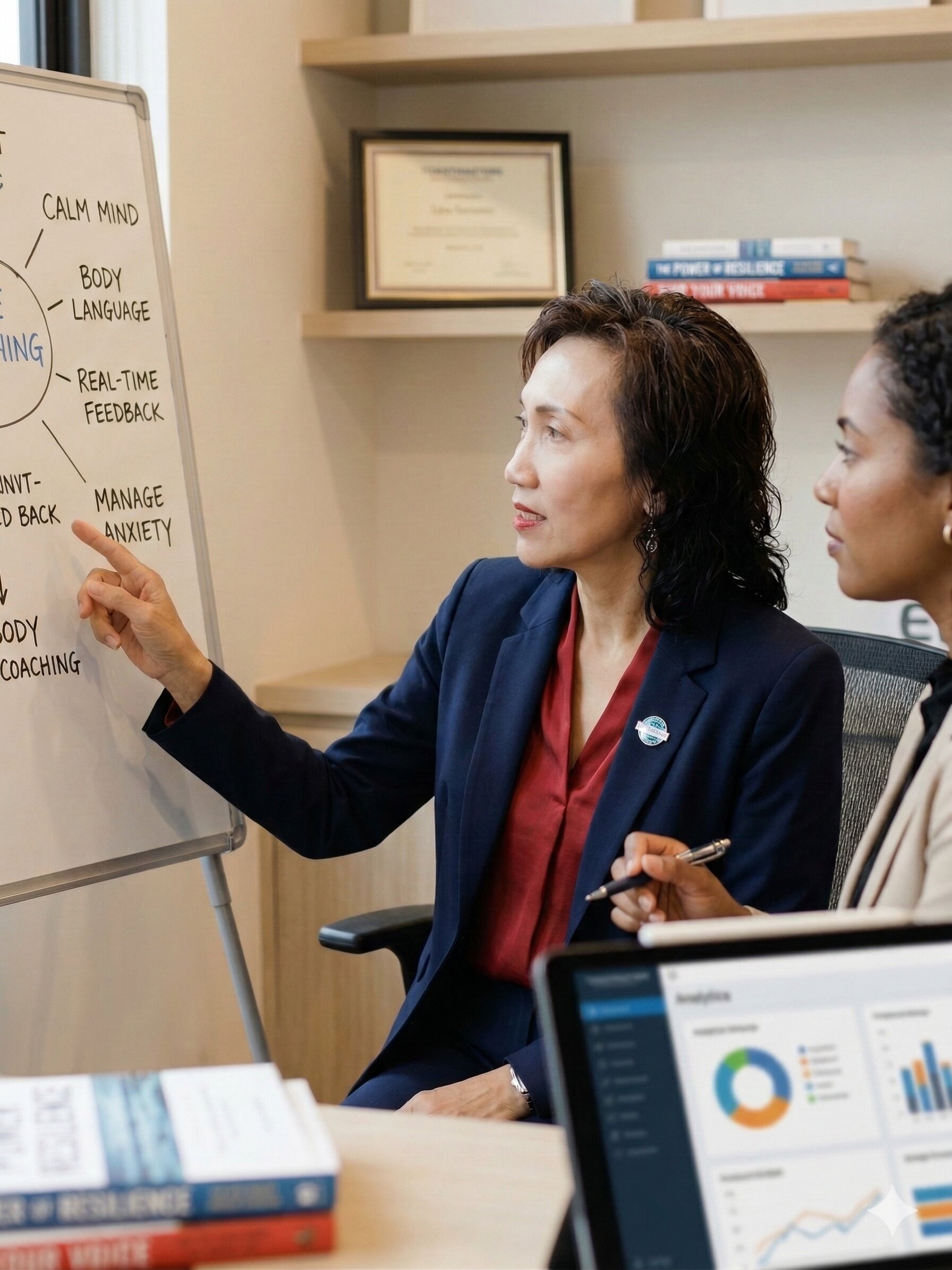 One-on-one coaching session