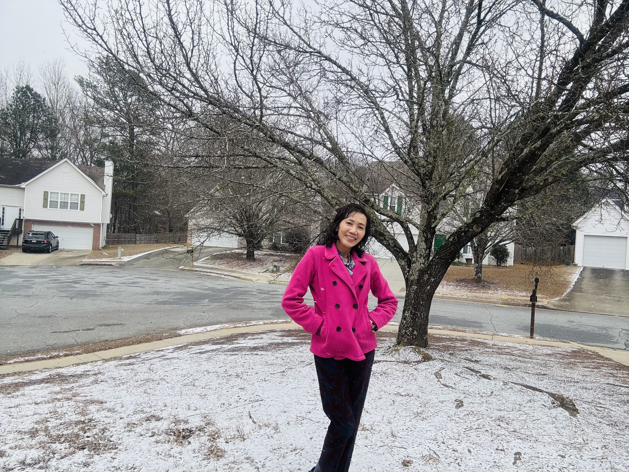 Lina Surianto speaking at event