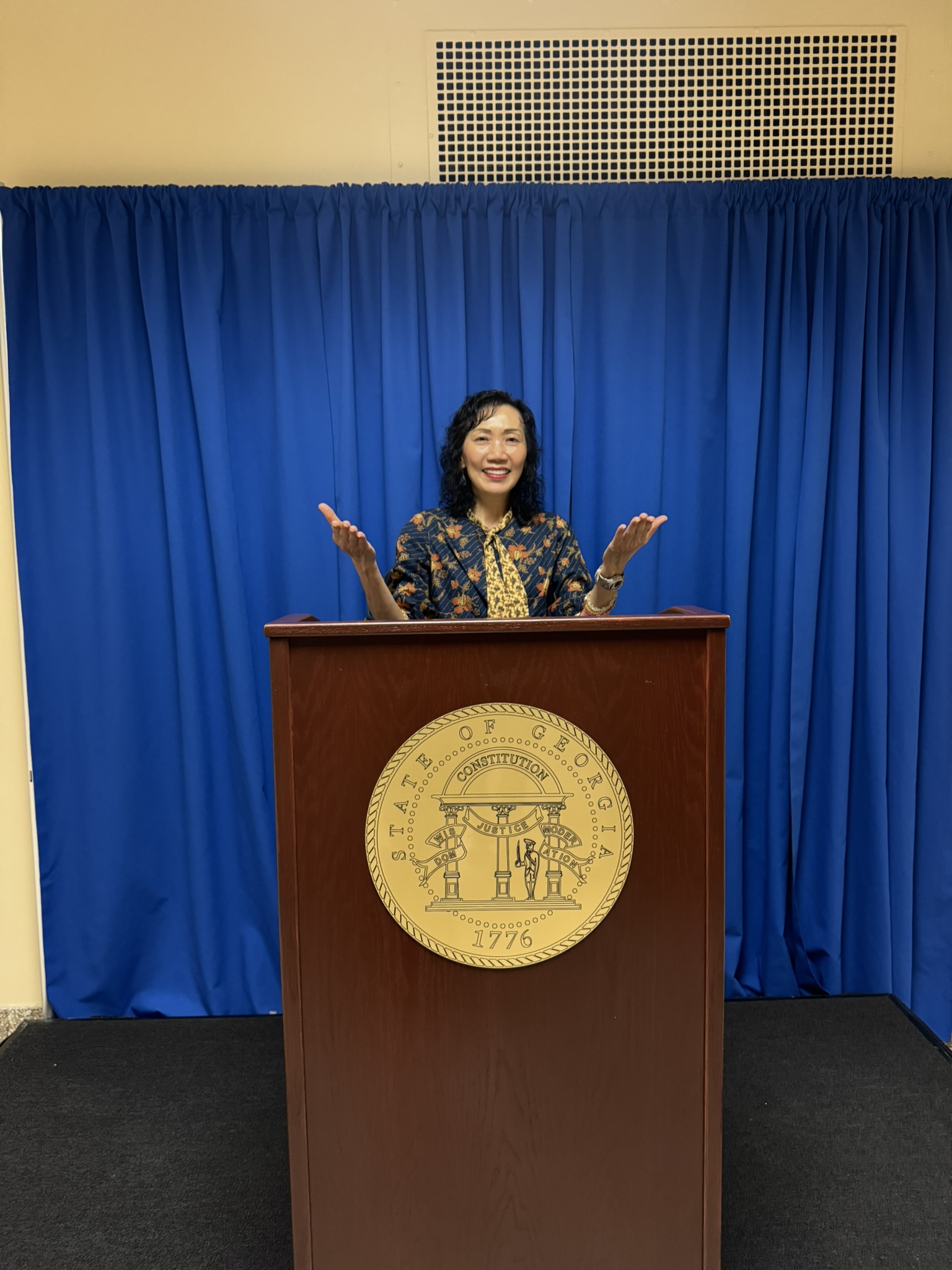 Lina Surianto speaking